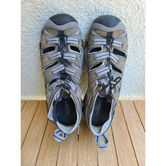 KEEN WHISPER Waterproof Sandals Mens Sz 10.5 Hiking Adjustable XT 0106 Gray - Picture 5 of 8